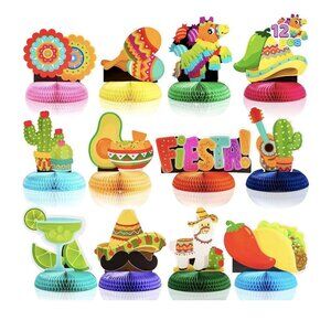 Joyin 12 Cinco De Mayo Center Piece